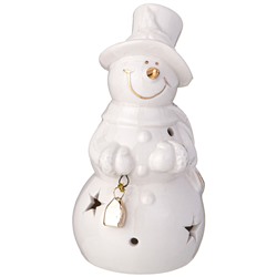 ФИГУРКА "СНЕГОВИК" С LED-ПОДСВЕТКОЙ 6,3*6,1*12 СМ