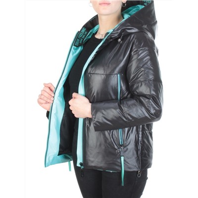 8278 BLACK Куртка демисезонная женская BAOFANI (100 гр. синтепон)