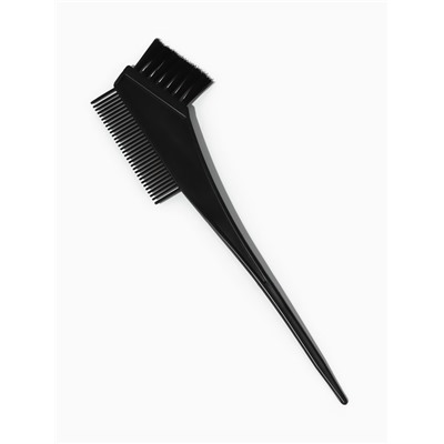 Расчёска - кисть для окрашивания, 20.5(±1) × 7 см, чёрная