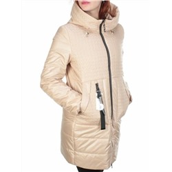 167 BEIGE Куртка демисезонная женская ROVITHI (100 гр.синтепона)