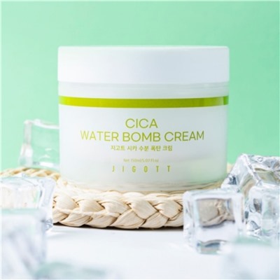 Jigott Крем для лица увлажняющий с центеллой / Cica Water Bomb Cream, 150 мл