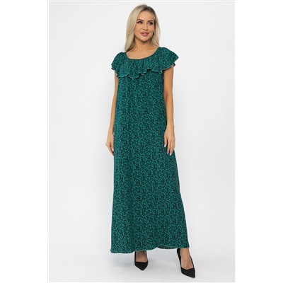 Платье Элинор макси (зеленое) П13759-12М