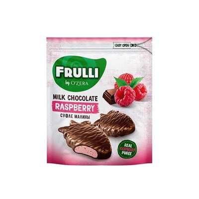 «O'Zera», конфеты Frulli суфле малины в шоколаде, 125 г