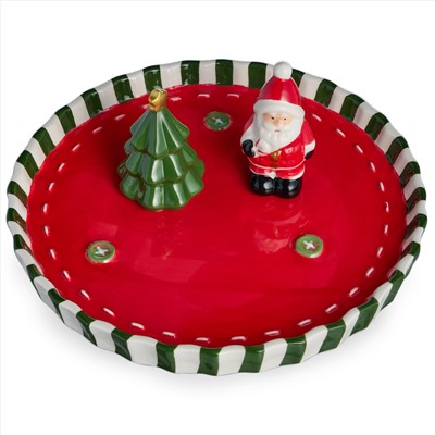 БЛЮДО СЕРВИРОВОЧНОЕ КОЛЛЕКЦИЯ "CHRISTMAS GIFT" 25*25*8,5 СМ