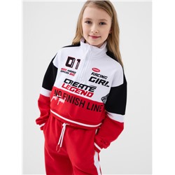 Комплект для девочки: толстовка, брюки