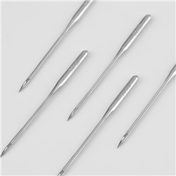 Иглы для бытовых швейных машин, для трикотажа, №75-100, набор 10 шт.