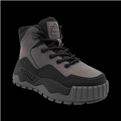 Ботинки на меху LM1100-3-2 серые