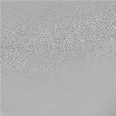 Простыня на резинке из премиального сатина серого цвета из коллекции Essential, 200х200х30 см