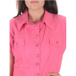 9939 PINK Платье женское (85% хлопок, 10% вискоза, 5% лайкра)