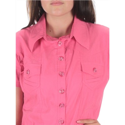 9939 PINK Платье женское (85% хлопок, 10% вискоза, 5% лайкра)