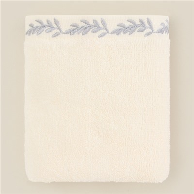 Полотенце махровое SL HOME: Floral "Айвори" 30х60 см, 100% хлопок, 550 г/м2