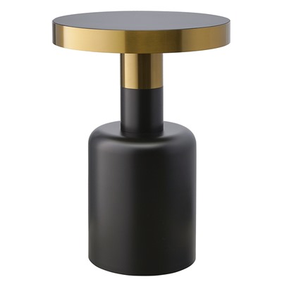 Столик журнальный Froud, Ø35 см, черный