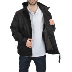 8734 BLACK Куртка мужская демисезонная (100 гр. синтепон)