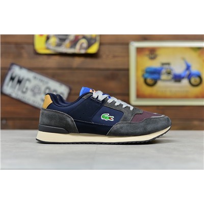 lacoste partner piste из натуральной замши и текстиля