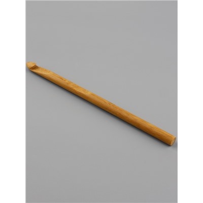 Крючок для вязания, бамбуковый, d=8 мм, 15 см