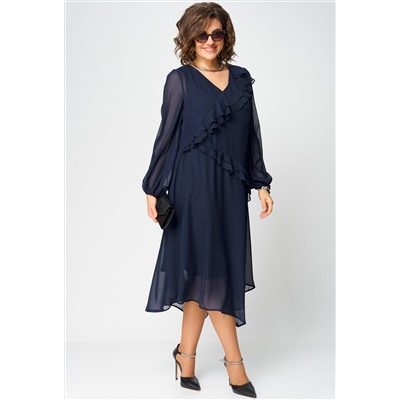 Платье EVA GRANT 7122В синий