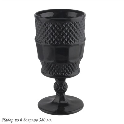 583-006 Набор из 6 бокалов 380 мл в под.уп.(х4)Стекло