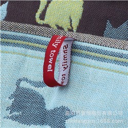 Gauze cartoon colorful children's sweat towel, wholesale