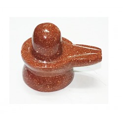Шивлинг из Солнечного Камня, Golden Sunstone (Surya) Shivling, произв. Kalyan Puja