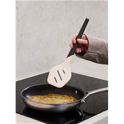 Лопатка с прорезями SmartChef, 32 см, бежевая/бордовая