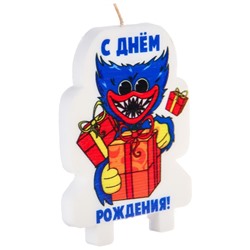 Свеча в торт "С днем рождения", Монстр