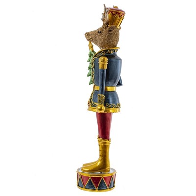 GAEM Фигурка декоративная "Солдатик-олень", L11 W9 H41 см