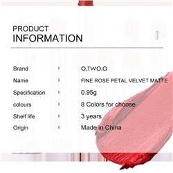 Матовая губная помада O.TWO.O Warm Brown Red 0.95g №4