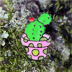Значок Молочай Euphorbia GRANDICORNIS (Эуфорбия, Брошь)