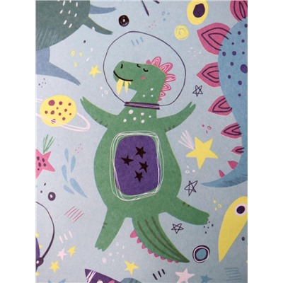 Упаковочная бумага «Dinocosmos», green (50*70 см)