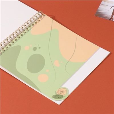 Фотоальбом на спирали 20 листов «Балерины и цветы», объёмный элемент и 4 вкладки, 24×24 см