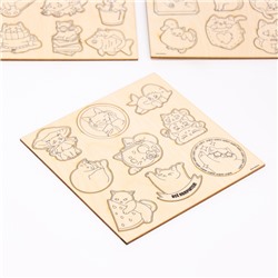 Заготовки для творчества «Котики», 27 шт.