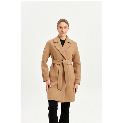 Пальто женское демисезонное 22970 (кэмел)