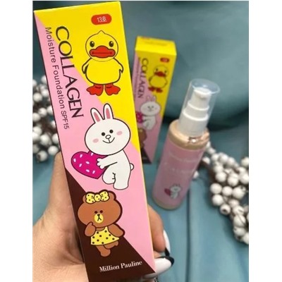 Тональный крем для лица с коллагеном Million Pauline Collagen 100 мл