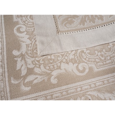 01с58 ЯК   Скатерть  170*350  "Акантус"  цв.бежевый