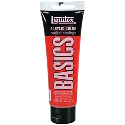 Краска акриловая художественная Liquitex "Basics", 118мл, туба, 311 кадмий красный темный (имит.)