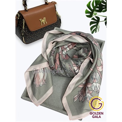 Платок утепленный "Византия" Арт 2026/10 (фон серый)