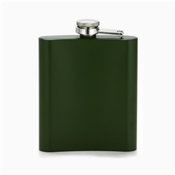 Фляжка «Создан добиваться целей», 210 мл, зелёная
