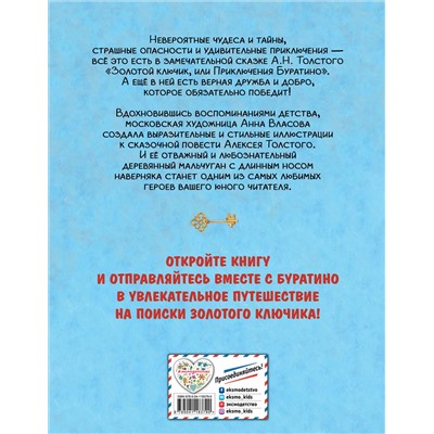 Уценка. Алексей Толстой. Золотой ключик, или Приключения Буратино (ил. А. Власовой)