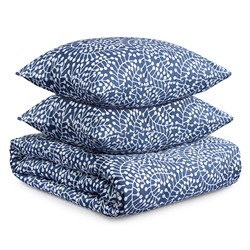 Комплект постельного белья темно-синего цвета с принтом Спелая смородина из коллекции Scandinavian touch, 200х220 см