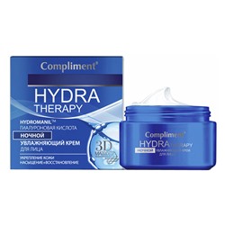 Ночной крем для лица Compliment Hydra Therapy увлажняющий 50 ml