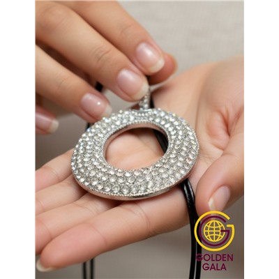 Кулон на кожаном шнурке "Женская грация" Арт КШ2130/10