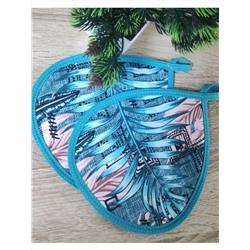 Набор прихваток Капелька (2 шт), Тростник ментол Лт