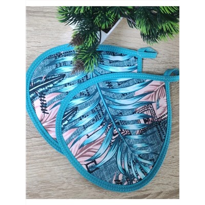 Набор прихваток Капелька (2 шт), Тростник ментол Лт