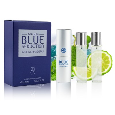Antonio Banderas Blue Seduction for men edt 3*20 ml
