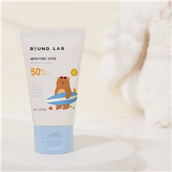 ROUND LAB Детский солнцезащитный крем / Baby Mild Sunscreen SPF50+ PA++++, 60 мл
