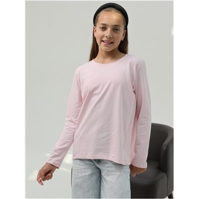 Лонгслив детский "Школьный" Розовый
