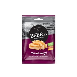 «Beerka», кольца кальмара копчёные, 70 г