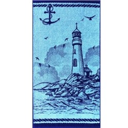 Полотенце махровое Морское. Маяк