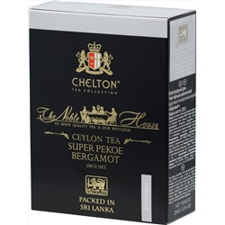 CHELTON. Благородный дом. Super Pekoe с бергамотом 200 гр. карт.пачка