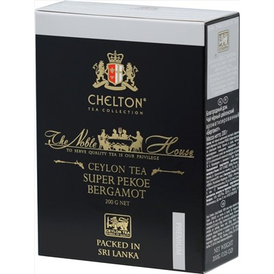 CHELTON. Благородный дом. Super Pekoe с бергамотом 200 гр. карт.пачка